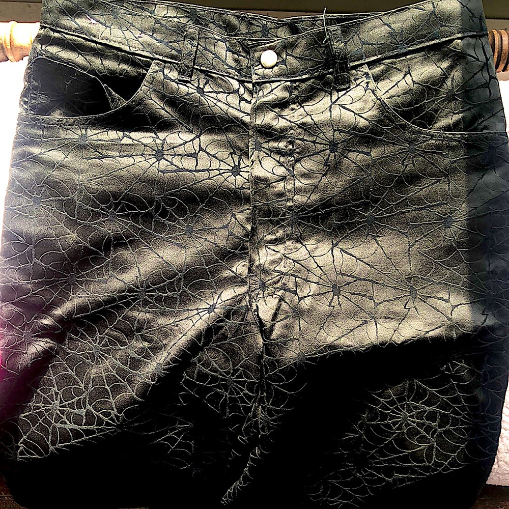 Killer vintage spider web pants! (Unisex)